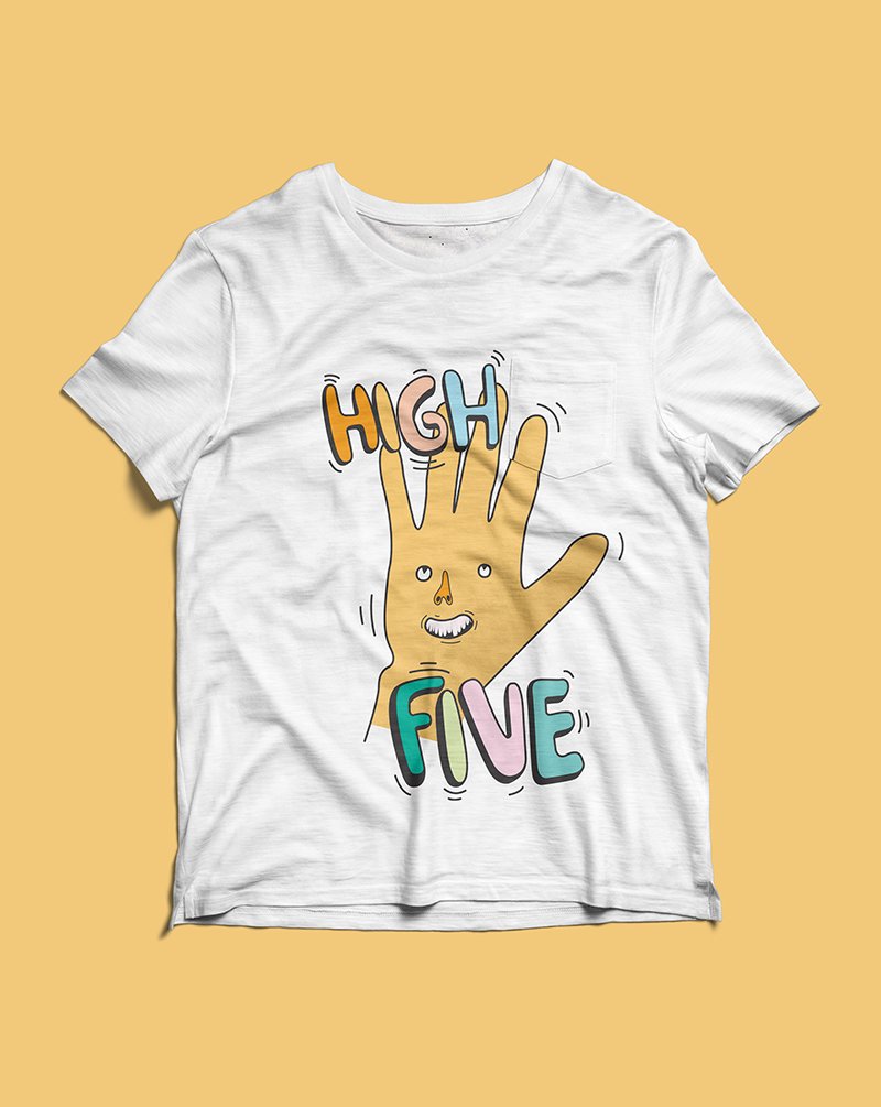 High five T-Shirt by NOW83