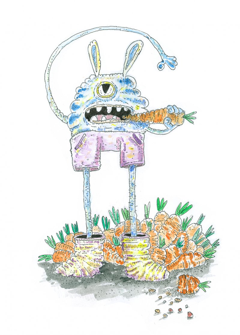 Hungry rabbit by NOW83