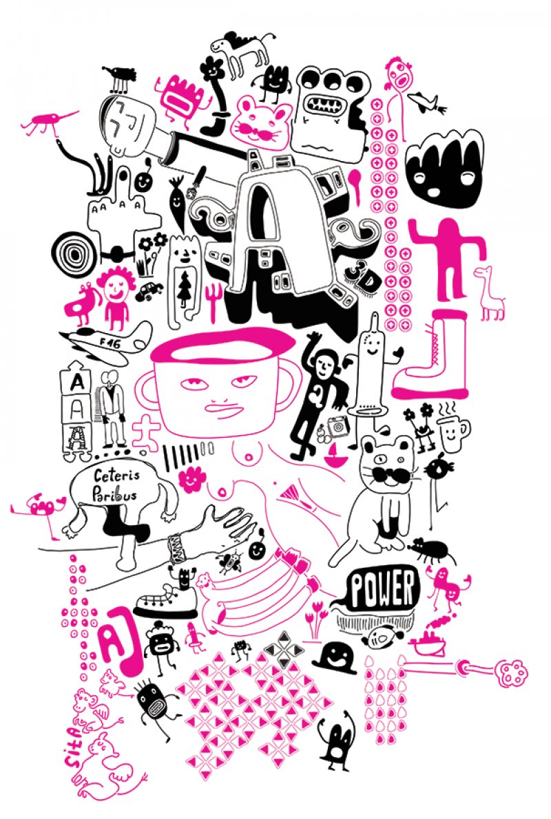 Doodle Art T-Shirt by NOW83